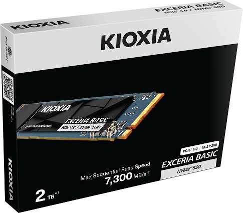 Dysk SSD Kioxia Exceria Basic 2TB M.2 2280 PCI-E x4 (LSF10Z002TG8)