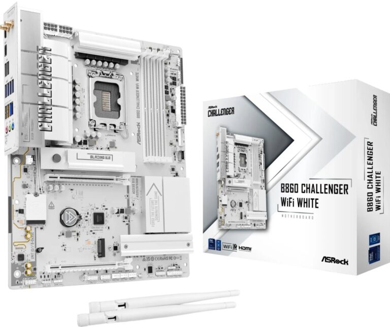 Płyta główna ASRock B860 CHALLENGER WIFI WHITE