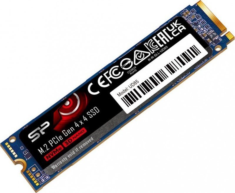 Dysk SSD Silicon Power UD85 500GB M.2 2280 PCI-E x4 Gen4 NVMe (SP500GBP44UD8505)