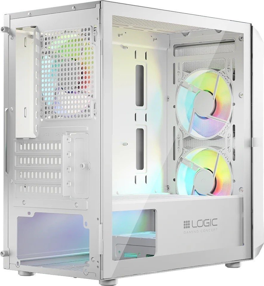 Obudowa Logic Concept Portos Mini ARGB biała (AM-PORTOS-20-0000000-0002)
