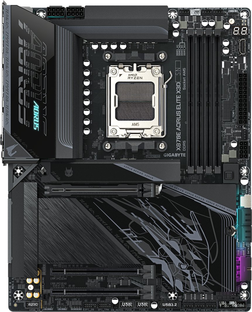 Płyta główna Gigabyte X870E AORUS ELITE X3D