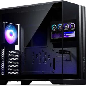 Obudowa Phanteks XT V5 LCD Obudowa PC, Midi Tower, ATX, 7-calowy wyświetlacz LCD, Tempered Glass - czarny (PH-XT525VL_DBK01)