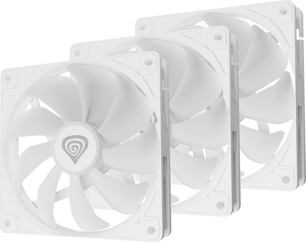 Wentylator Genesis Oxal 120 ARGB Biały 3-pack (NGF-2266)
