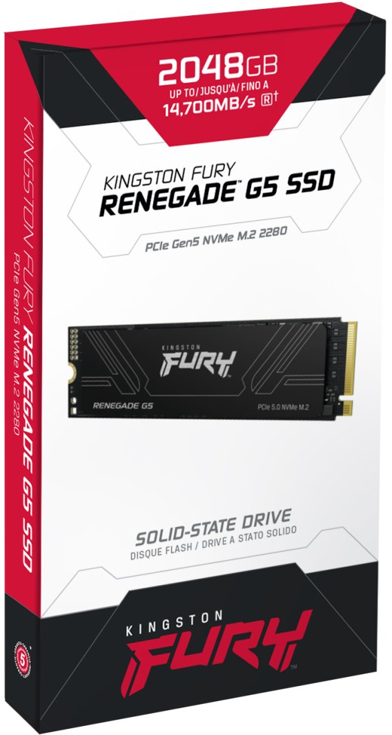 Dysk SSD Kingston Renegade G5 2TB M.2 2280 PCI-E x4 Gen5 NVMe (SFYR2S/2T0)