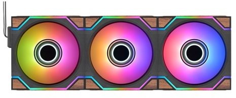 Wentylator Thermaltake SWAFAN 120 EX INFINITY Wood Edition 3Pack (CL-F250-PL12SW-A)