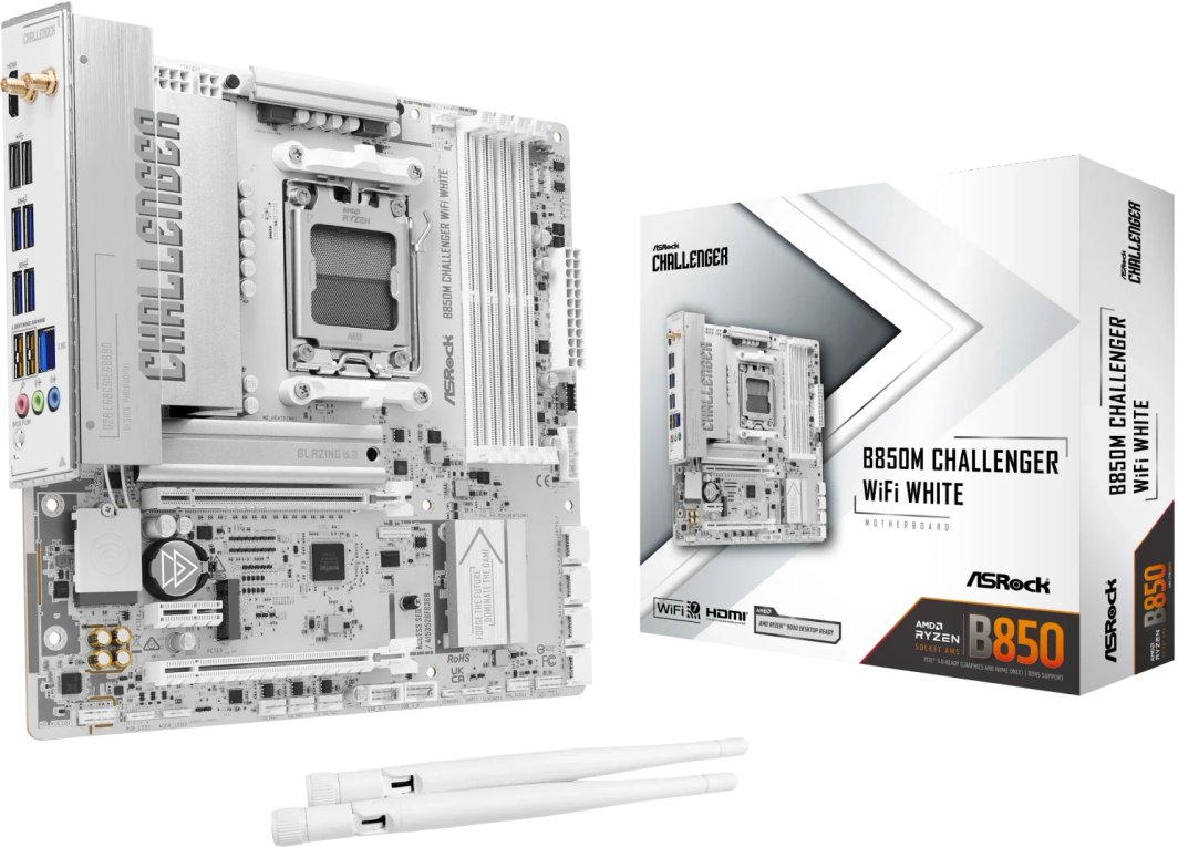 Płyta główna ASRock B850M CHALLENGER WIFI WHITE