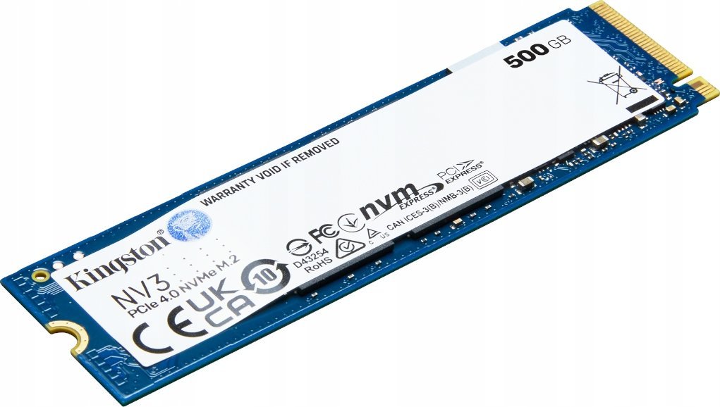 Dysk SSD Kingston SNV3S 500GB M.2 2280 PCI-E x4 Gen4 NVMe (SNV3S/500G)