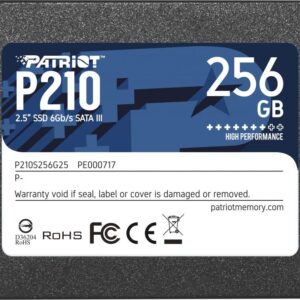 Dysk SSD Patriot P210 256GB 2.5" SATA III (P210S256G25)