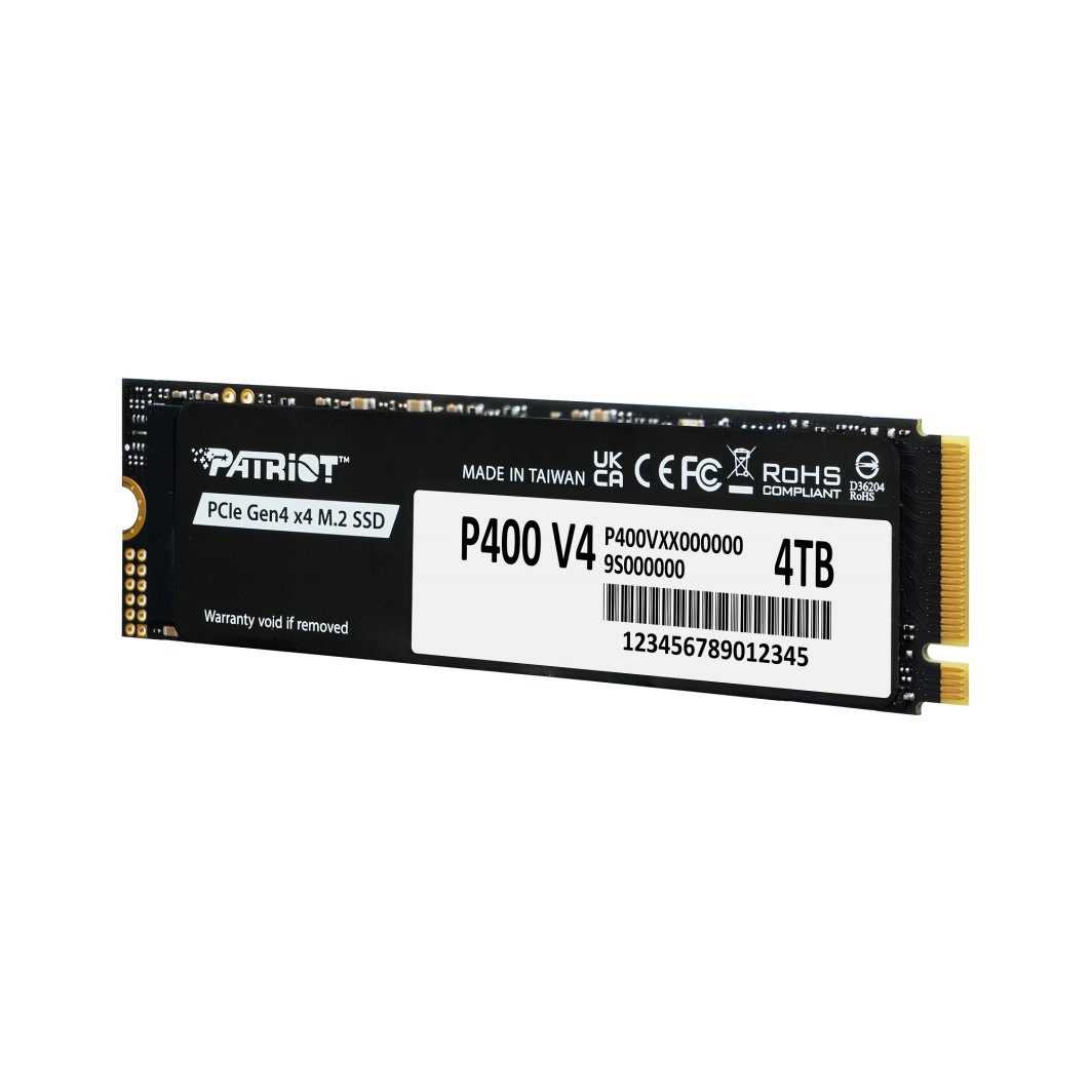 Dysk SSD Patriot P400 V4 4TB M.2 2280 PCI-E x4 Gen4 NVMe (P400VP4TBM28H)