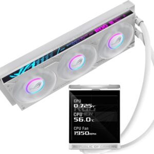 Chłodzenie wodne Asus ROG STRIX LC IV 360 ARGB LCD Biały (90RC01M2-B0EAY0)