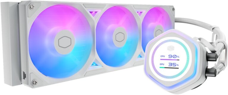 Chłodzenie wodne Cooler Master MasterLiquid 360 Atmos II LCD (MLX-D36M-A25SZ-LW)
