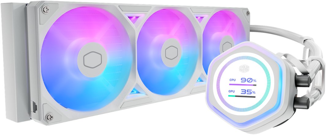 Chłodzenie wodne Cooler Master MasterLiquid 360 Atmos II LCD (MLX-D36M-A25SZ-LW)
