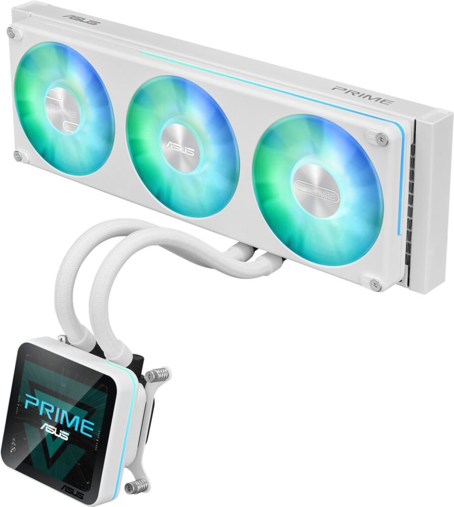 Chłodzenie wodne Asus Prime SLC II 360 ARGB LCD WHT (90RC01W2-B0EAY0)