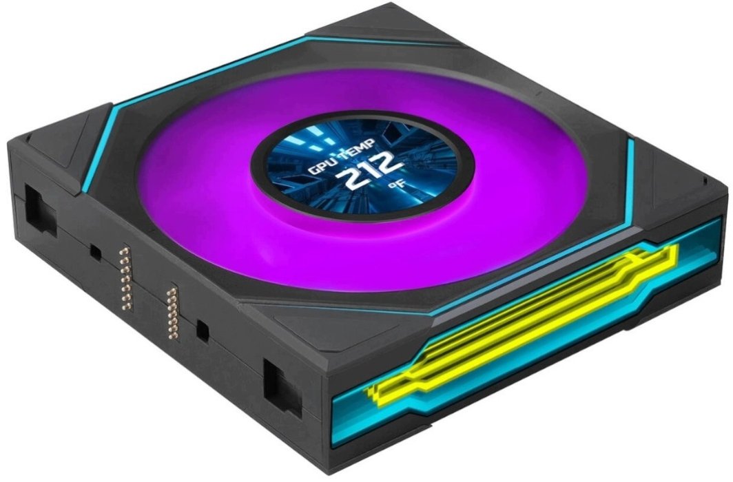 Wentylator Lian Li UNI FAN SL-INF LCD FLEX Wireless 120mm Reverse Blade Czarny 3-pak z Kontrolerem (G9F.12RSLIND1F3B.00)