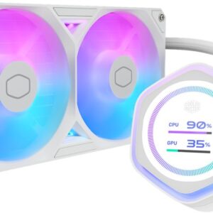 Chłodzenie wodne Cooler Master MasterLiquid Atmos II 240 LCD (MLX-D24M-A25SZ-LW)