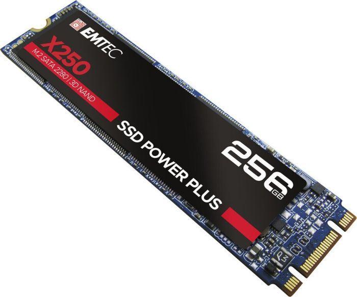 Dysk SSD Emtec X250 256GB M.2 2280 SATA III (ECSSD256GX250)