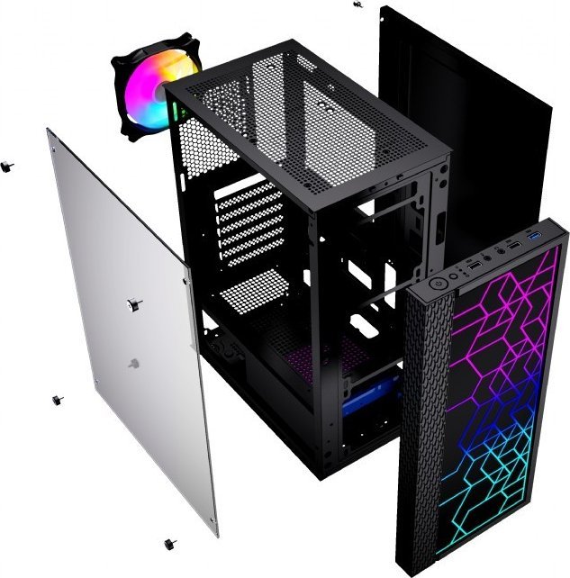 Obudowa Gembird Fornax 2500 RGB (CCC-FC-2500)