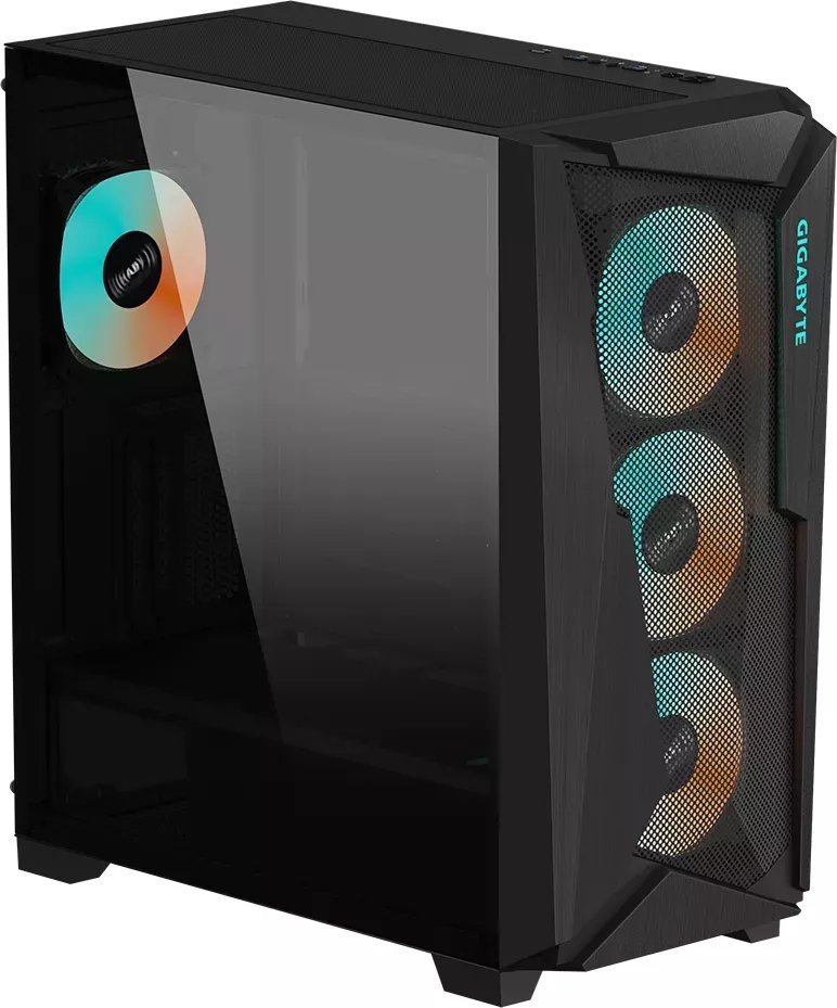 Obudowa Gigabyte C301 Glass czarna (GB-C301G)