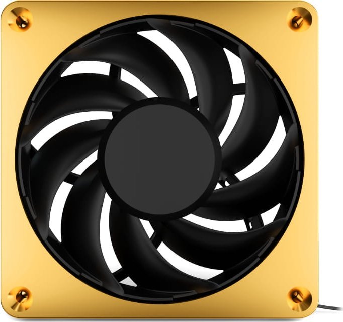 Wentylator Alphacool Apex Stealth Metal Power 120 mm Złoty (13856)