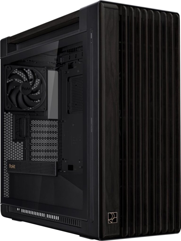 Obudowa Asus ProArt PA602 Wood czarna (90DC00J0-B09010)