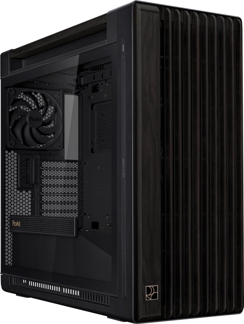 Obudowa Asus ProArt PA602 Wood czarna (90DC00J0-B09010)