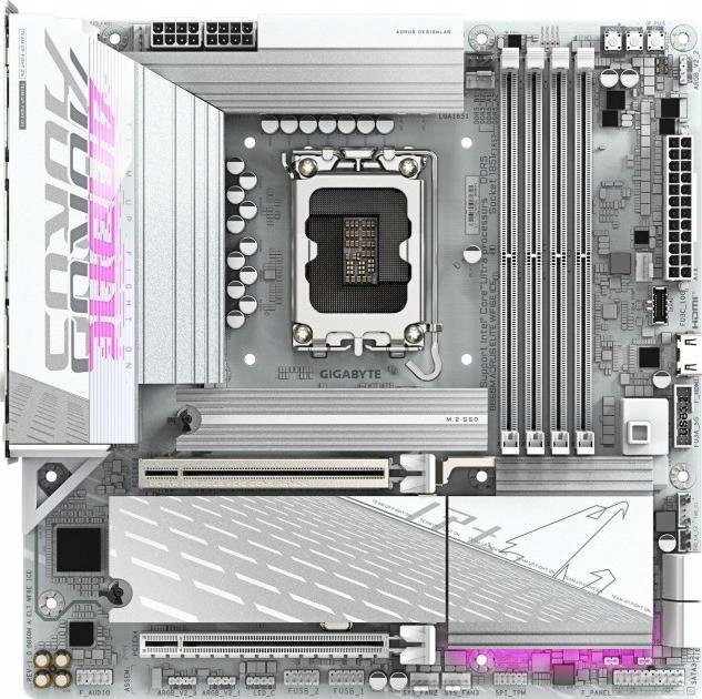 Płyta główna Gigabyte B860M AORUS ELITE WIFI6E ICE