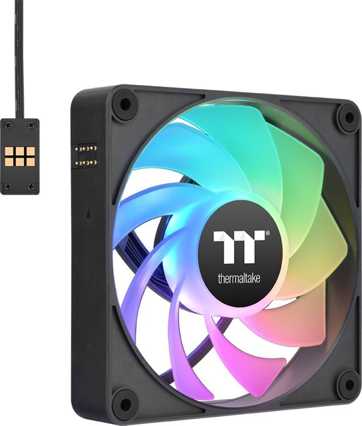 Wentylator Thermaltake CT120 EX Reverse ARGB Sync 3-pack czarny (CL-F192-PL12SW-A)