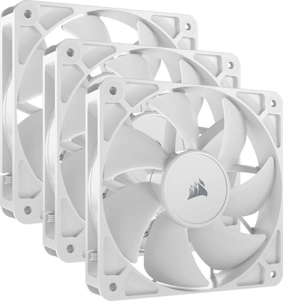 Wentylator Corsair RS120 PWM Biały 3-pack (CO-9050193-WW)