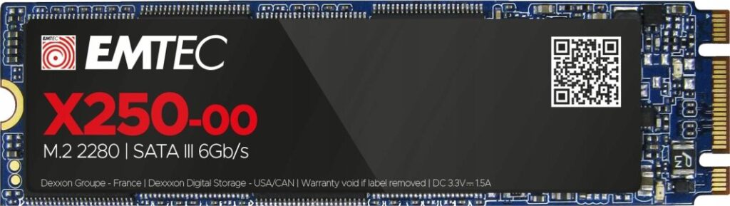 Dysk SSD Emtec X250 2TB M.2 2280 SATA III (ECSSD2TX250)