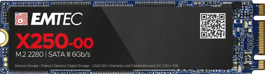 Dysk SSD Emtec X250 2TB M.2 2280 SATA III (ECSSD2TX250)