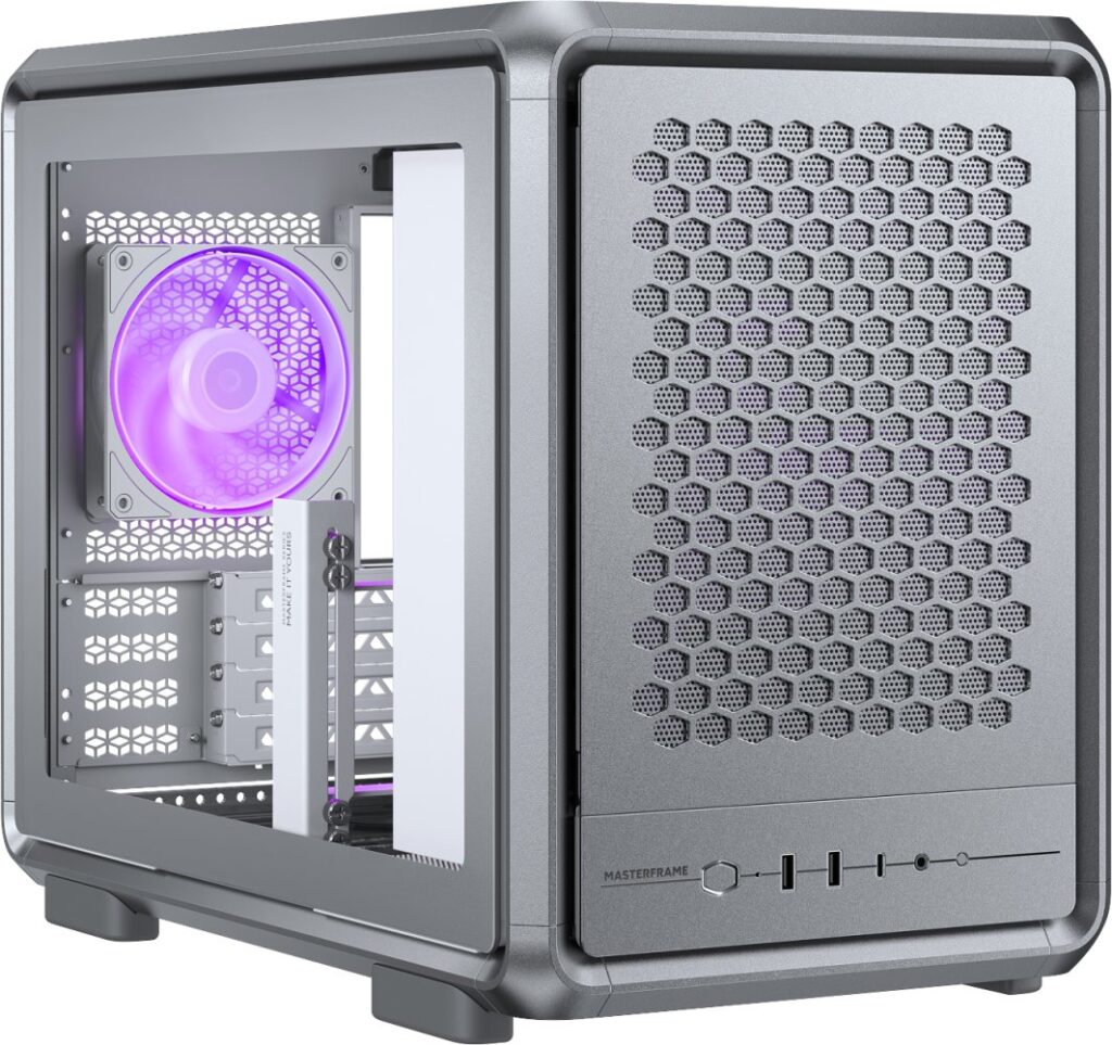 Obudowa Cooler Master MasterFrame 400 Mesh Srebrny (MF400M-SHNN-S00)