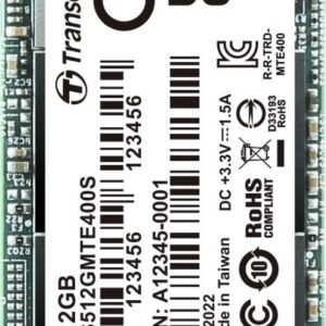 Dysk SSD Transcend MTE400S 512GB M.2 2242 PCI-E x4 Gen3 NVMe (TS512GMTE400S)