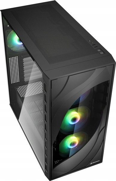 Obudowa Sharkoon Rebel C80G RGB czarna