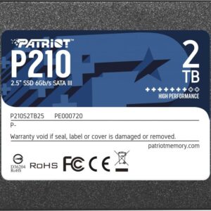 Dysk SSD Patriot P210 2TB 2.5" SATA III (P210S2TB25)