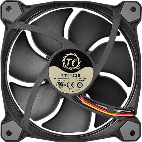 Wentylator Thermaltake Riing 12 LED RGB 3-pack + Hub (CL-F042-PL12SW-B)