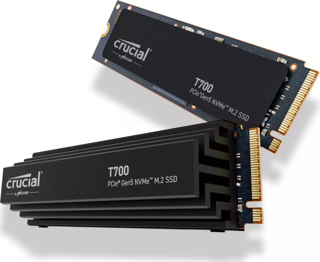 Dysk SSD Crucial T700 1TB M.2 2280 PCI-E x4 Gen5 NVMe (CT1000T700SSD3)