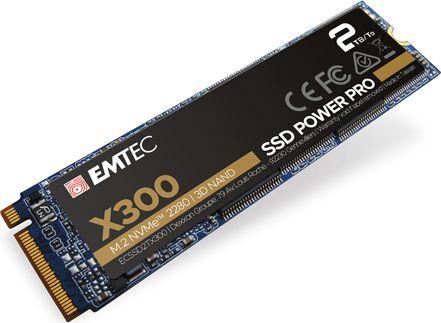 Dysk SSD Emtec X300 Power Pro 2TB M.2 2280 PCI-E x4 Gen3 NVMe (ECSSD2TX300)