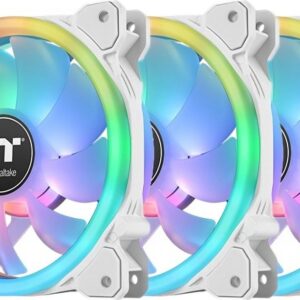 Wentylator Thermaltake SWAFAN 12 RGB Snow 3-pack + Hub (CL-F145-PL12SW-A)