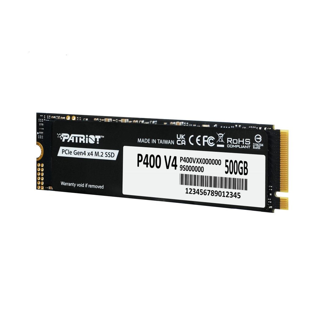 Dysk SSD Patriot P400 V4 500GB M.2 2280 PCI-E x4 Gen4 NVMe (P400VP500GM28H)