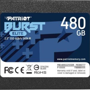 Dysk SSD Patriot Burst Elite 480GB 2.5" SATA III (PBE480GS25SSDR)