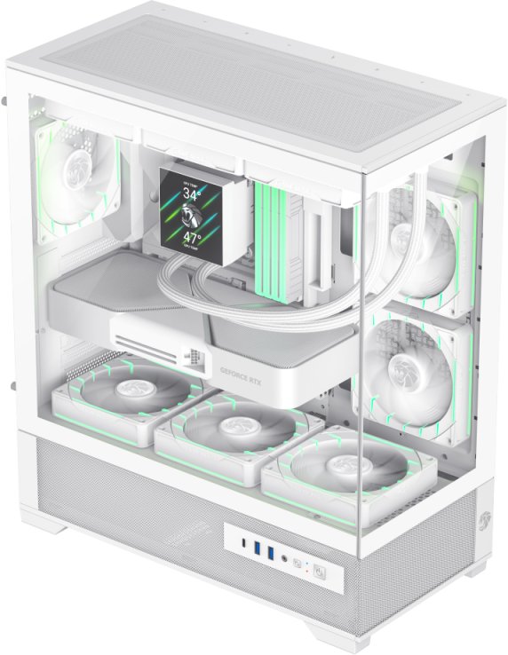 Obudowa GameMax VISTA 2 AW Biały (9101-0800R0039)