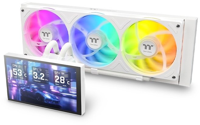 Chłodzenie wodne Thermaltake TT ST360 Ultra snow white (CL-W494-PL12SW-A)