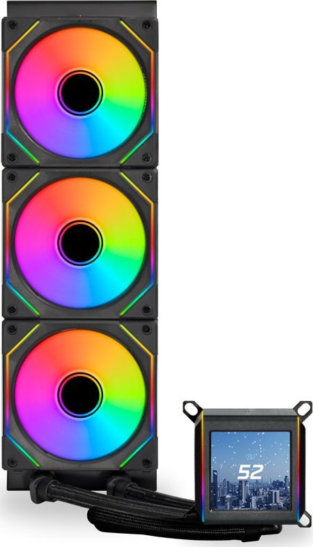 Chłodzenie wodne Lian Li Galahad II LCD SL-INF 360 (GA2ALCD36INB)