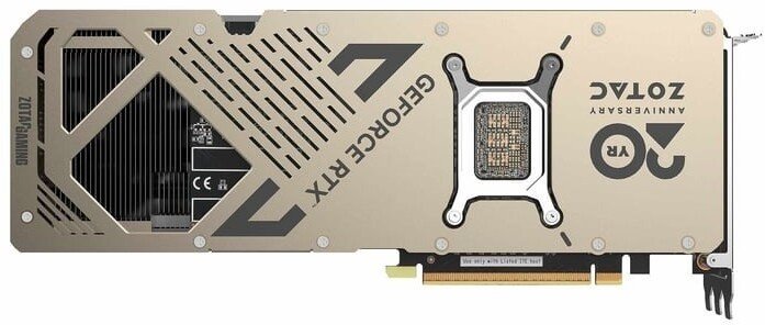 Zotac Gaming GeForce RTX 5080 Solid Core OC 20th Anniversary Edition (ZT-B50800J2S-10P)