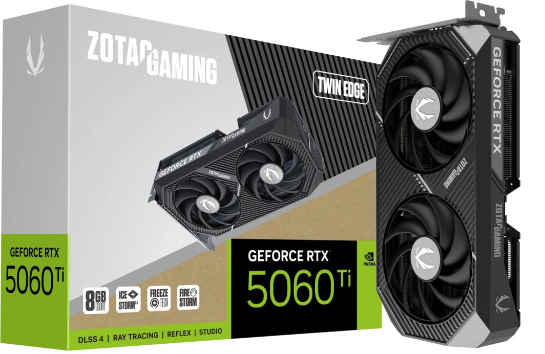 Zotac GeForce RTX 5060 Ti Twin Edge 8GB GDDR7 DLSS4 (ZT-B50610E-10M)
