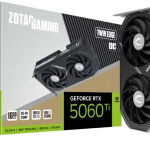 Zotac Gaming GeForce RTX 5060 Ti Twin Edge OC 16GB GDDR7 DLSS4 (ZT-B50620H-10M)