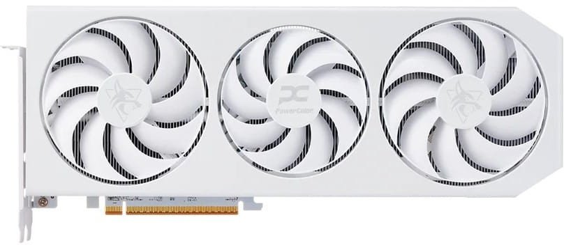 POWERCOLOR Hellhound Radeon RX 9070 XT 16GB GDDR6 (RX9070XT 16G-L/OC/WHITE)