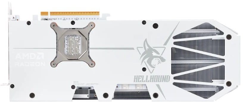 POWERCOLOR Hellhound Radeon RX 9070 XT 16GB GDDR6 (RX9070XT 16G-L/OC/WHITE)