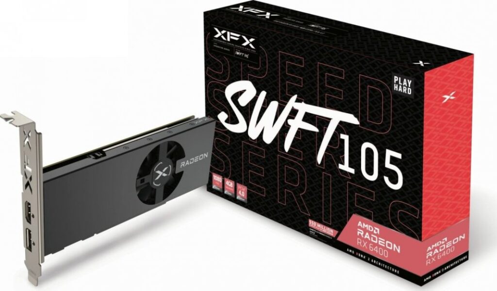XFX Radeon RX 6400 Speedster SWFT105 4GB GDDR6 (RX-64XL4SFG2)
