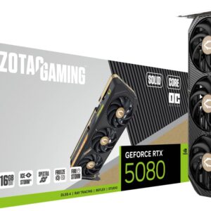 Zotac Gaming GeForce RTX 5080 Solid CORE OC 16GB GDDR7 DLSS4 (ZT-B50800J2-10P)